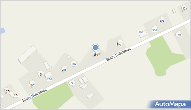 Stary Bukowiec, Stary Bukowiec, 28e, mapa Stary Bukowiec