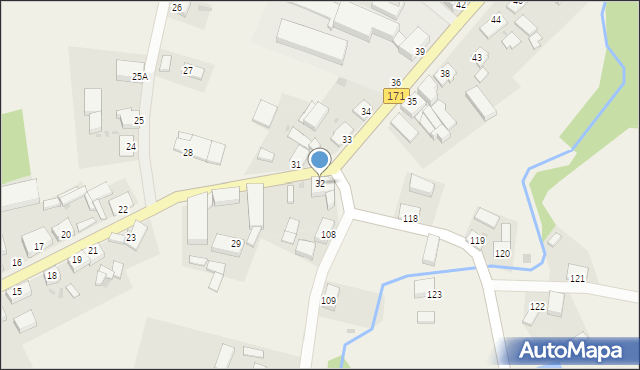 Stary Chwalim, Stary Chwalim, 32, mapa Stary Chwalim