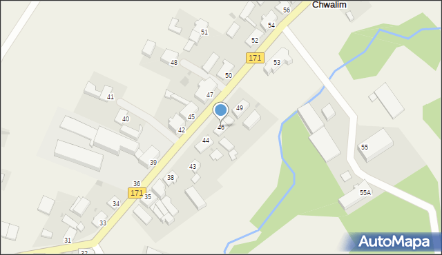 Stary Chwalim, Stary Chwalim, 46, mapa Stary Chwalim