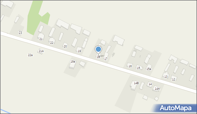 Stary Dębsk, Stary Dębsk, 18, mapa Stary Dębsk