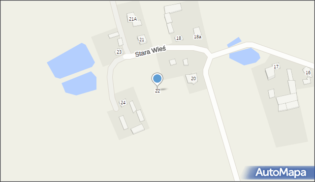 Stary Drzewicz, Stary Drzewicz, 22, mapa Stary Drzewicz