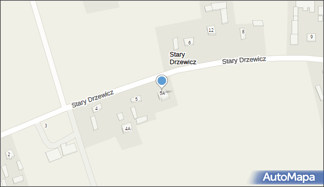 Stary Drzewicz, Stary Drzewicz, 5A, mapa Stary Drzewicz