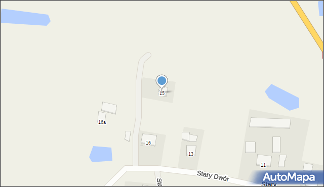 Stary Dwór, Stary Dwór, 15, mapa Stary Dwór