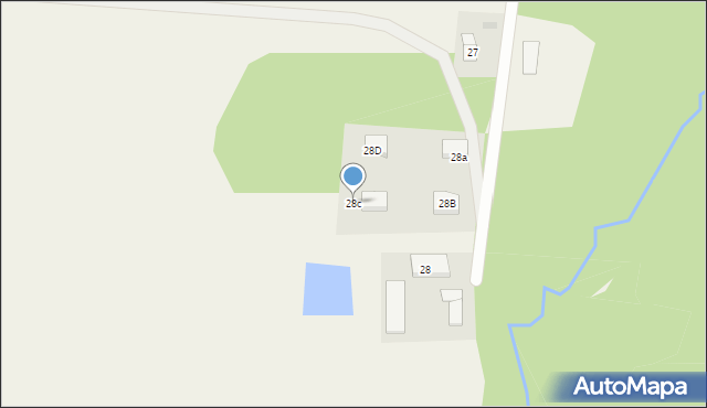 Stary Dwór, Stary Dwór, 28c, mapa Stary Dwór