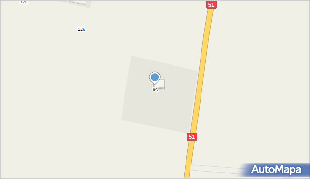 Stary Dwór, Stary Dwór, 8A, mapa Stary Dwór