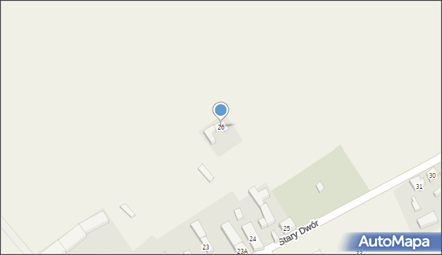 Stary Dwór, Stary Dwór, 26, mapa Stary Dwór