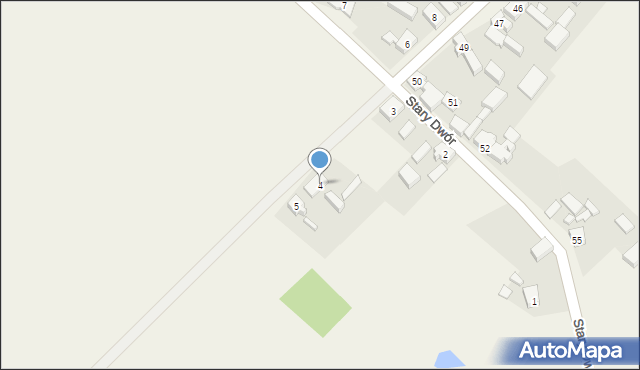 Stary Dwór, Stary Dwór, 4, mapa Stary Dwór