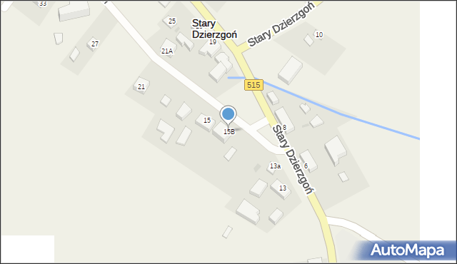 Stary Dzierzgoń, Stary Dzierzgoń, 15B, mapa Stary Dzierzgoń