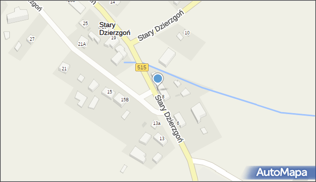 Stary Dzierzgoń, Stary Dzierzgoń, 8A, mapa Stary Dzierzgoń