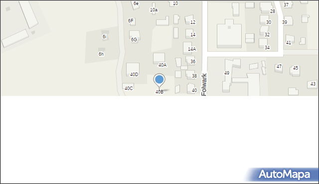Stary Folwark, Stary Folwark, 40B, mapa Stary Folwark