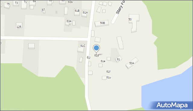 Stary Folwark, Stary Folwark, 61d, mapa Stary Folwark