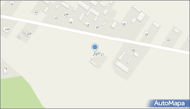 Stary Gaj, Stary Gaj, 17A, mapa Stary Gaj