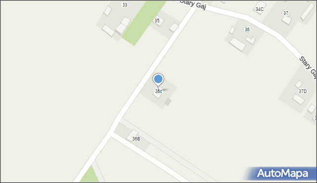 Stary Gaj, Stary Gaj, 36c, mapa Stary Gaj
