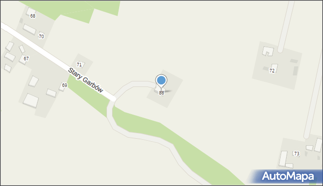 Stary Garbów, Stary Garbów, 88, mapa Stary Garbów