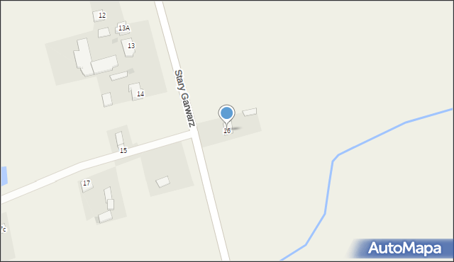 Stary Garwarz, Stary Garwarz, 16, mapa Stary Garwarz