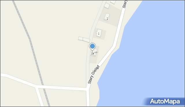 Stary Gieląd, Stary Gieląd, 1a, mapa Stary Gieląd