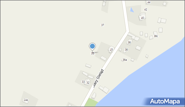 Stary Gieląd, Stary Gieląd, 35, mapa Stary Gieląd