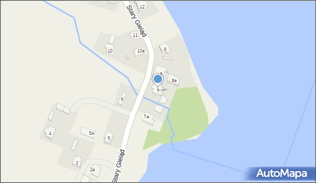 Stary Gieląd, Stary Gieląd, 7, mapa Stary Gieląd