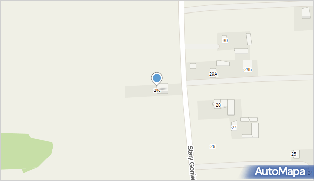 Stary Goniwilk, Stary Goniwilk, 29c, mapa Stary Goniwilk