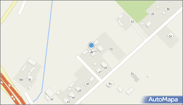 Stary Gózd, Stary Gózd, 48, mapa Stary Gózd