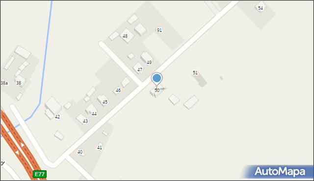 Stary Gózd, Stary Gózd, 50, mapa Stary Gózd