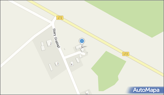 Stary Grabiąż, Stary Grabiąż, 2A, mapa Stary Grabiąż
