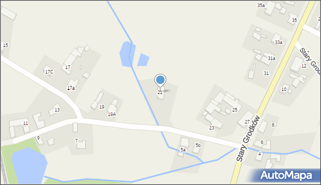 Stary Grodków, Stary Grodków, 21, mapa Stary Grodków