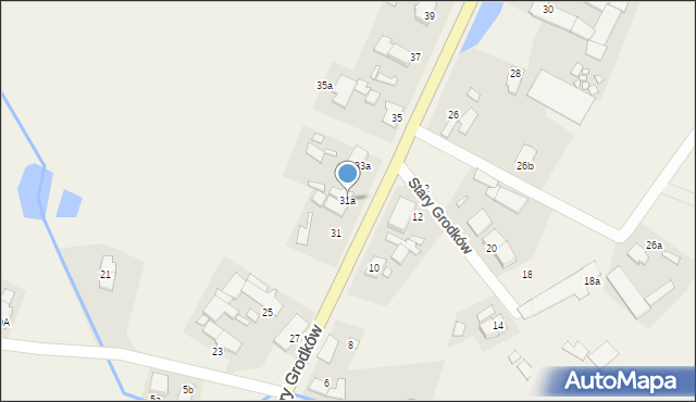 Stary Grodków, Stary Grodków, 31a, mapa Stary Grodków