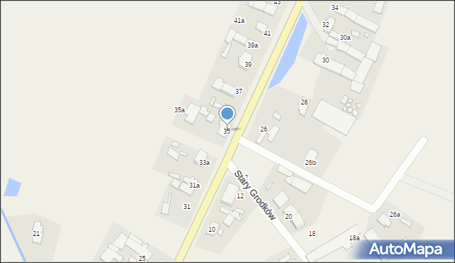 Stary Grodków, Stary Grodków, 35, mapa Stary Grodków