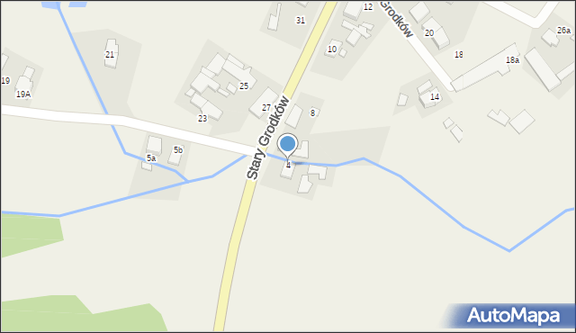 Stary Grodków, Stary Grodków, 4, mapa Stary Grodków