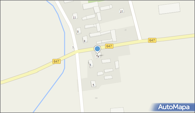 Stary Gromadzyn, Stary Gromadzyn, 7a, mapa Stary Gromadzyn