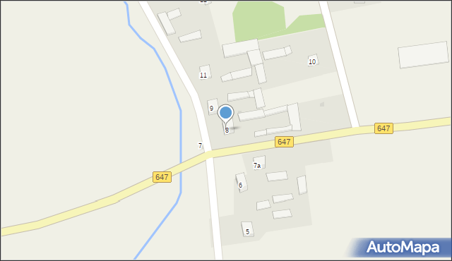 Stary Gromadzyn, Stary Gromadzyn, 8, mapa Stary Gromadzyn