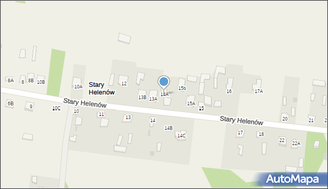 Stary Helenów, Stary Helenów, 14A, mapa Stary Helenów