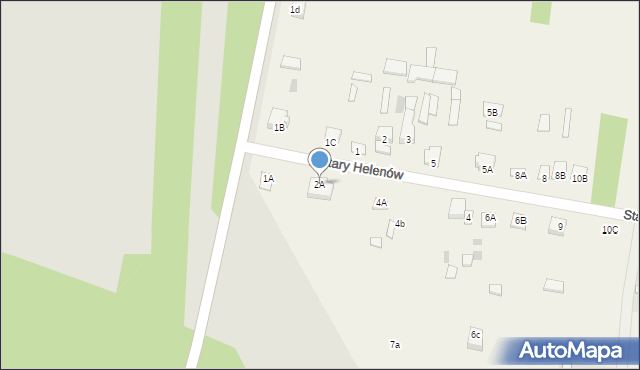 Stary Helenów, Stary Helenów, 2A, mapa Stary Helenów