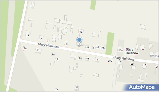 Stary Helenów, Stary Helenów, 5A, mapa Stary Helenów