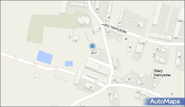 Stary Henryków, Stary Henryków, 9A, mapa Stary Henryków
