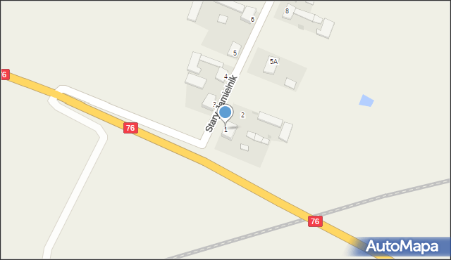 Stary Jamielnik, Stary Jamielnik, 1, mapa Stary Jamielnik