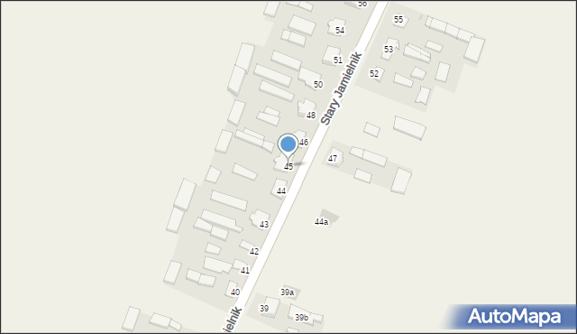 Stary Jamielnik, Stary Jamielnik, 45, mapa Stary Jamielnik