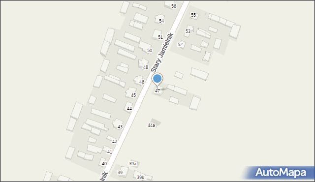 Stary Jamielnik, Stary Jamielnik, 47, mapa Stary Jamielnik