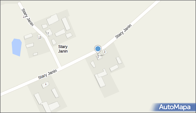Stary Janin, Stary Janin, 2, mapa Stary Janin