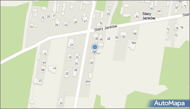 Stary Janków, Stary Janków, 42, mapa Stary Janków