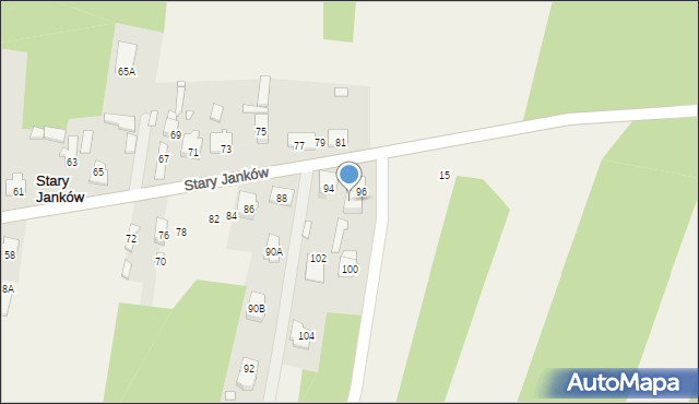Stary Janków, Stary Janków, 98, mapa Stary Janków