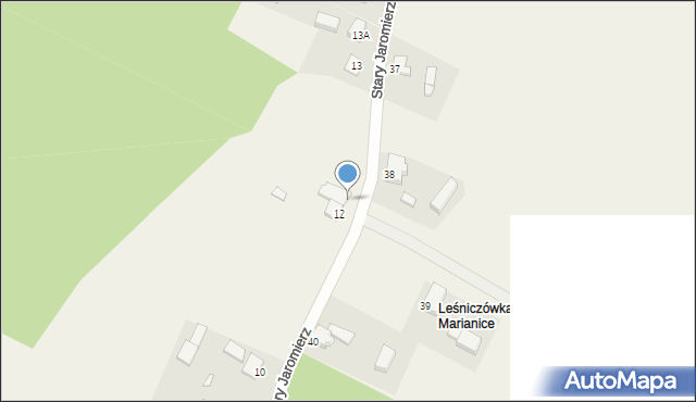 Stary Jaromierz, Stary Jaromierz, 12A, mapa Stary Jaromierz