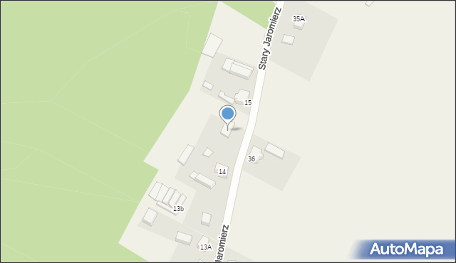 Stary Jaromierz, Stary Jaromierz, 14a, mapa Stary Jaromierz