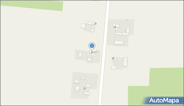 Stary Jarużyn, Stary Jarużyn, 27, mapa Stary Jarużyn