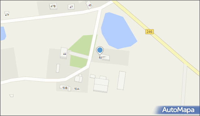 Stary Jarużyn, Stary Jarużyn, 50, mapa Stary Jarużyn