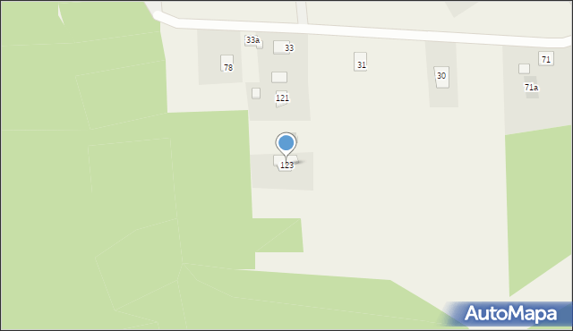 Stary Jasiniec, Stary Jasiniec, 123, mapa Stary Jasiniec