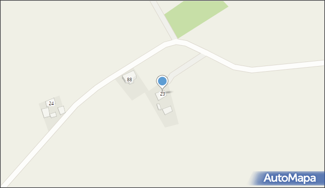 Stary Jasiniec, Stary Jasiniec, 23, mapa Stary Jasiniec