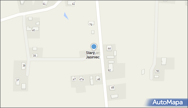 Stary Jasiniec, Stary Jasiniec, 45, mapa Stary Jasiniec