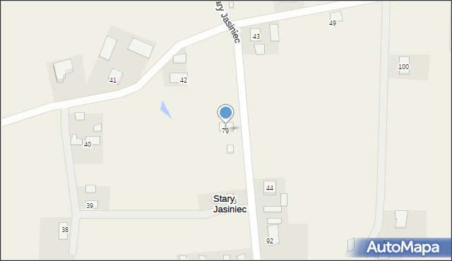 Stary Jasiniec, Stary Jasiniec, 79, mapa Stary Jasiniec